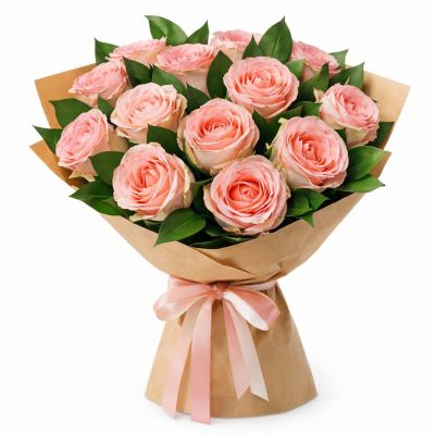 Букет из одноголовых роз «Вдохновение природы»