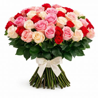 Розы Эквадор микс 3