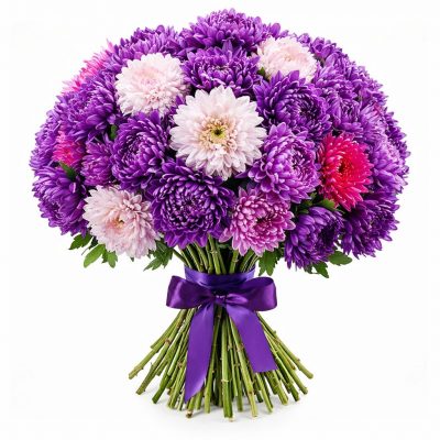 Хризантема одноголовая микс 3