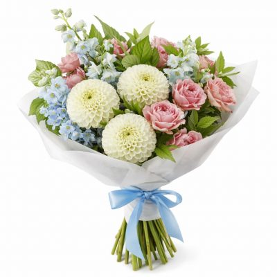 Красивый букет из свежих цветов «Ласковый ветер»