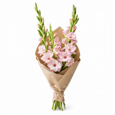 Букет с гладиолусами «Флёр де Шарм»