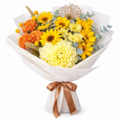 Подарочный букет из цветов «Цветочный симфонизм»