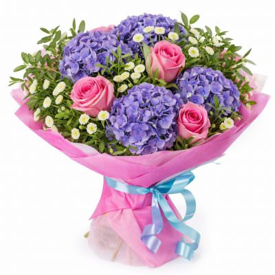 Авторский букет из цветов «Сказочная палитра»