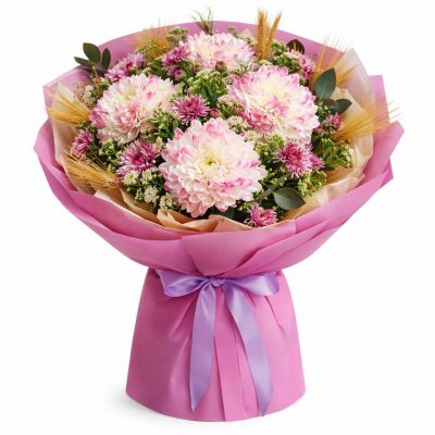 Букет с астрами «Райский остров»