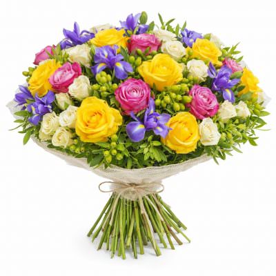 Дизайнерский букет цветов «Солнечный вихрь»