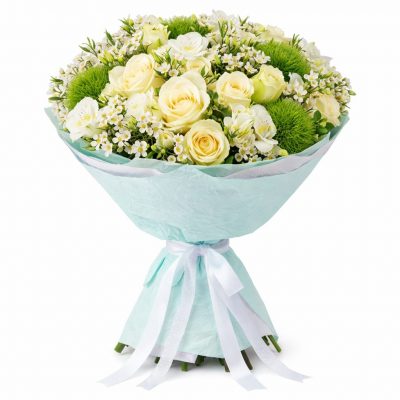 Цветочный букет «Чистая нежность»