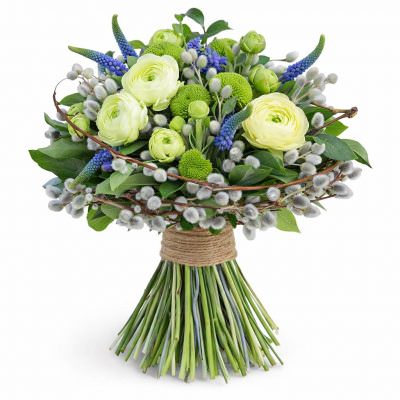 Букет из свежих цветов «Весенняя фантазия»